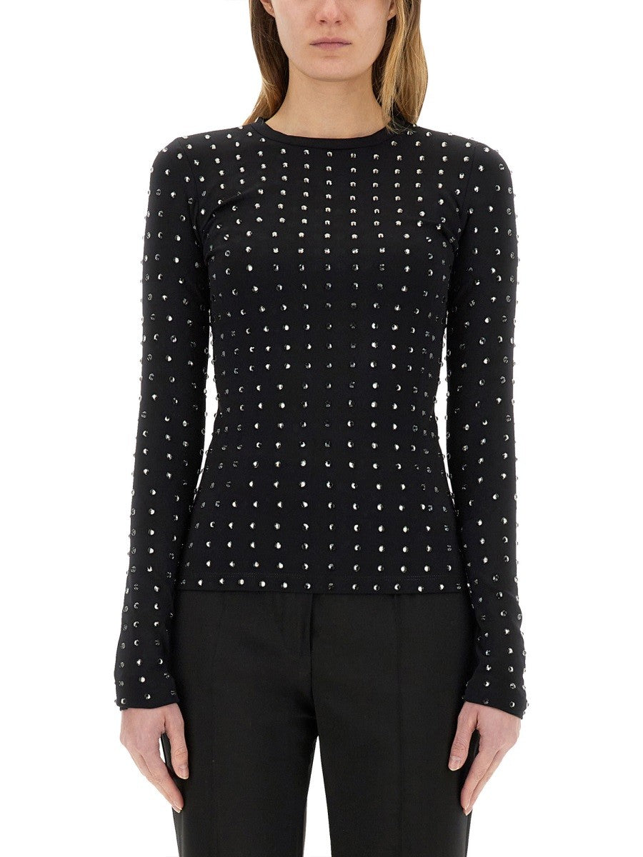 Sportmax "NEGUS" TOP WITH CRYSTALS