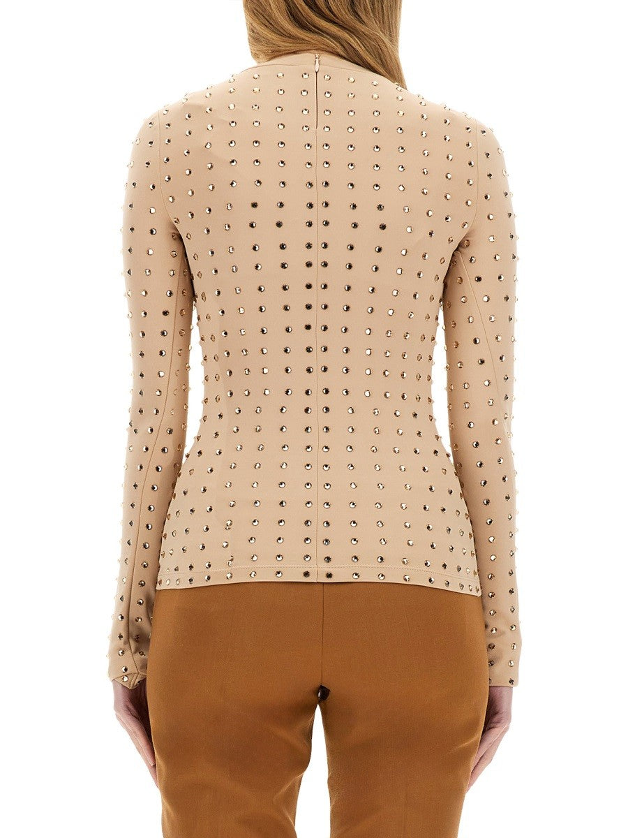Sportmax "NEGUS" TOP WITH CRYSTALS
