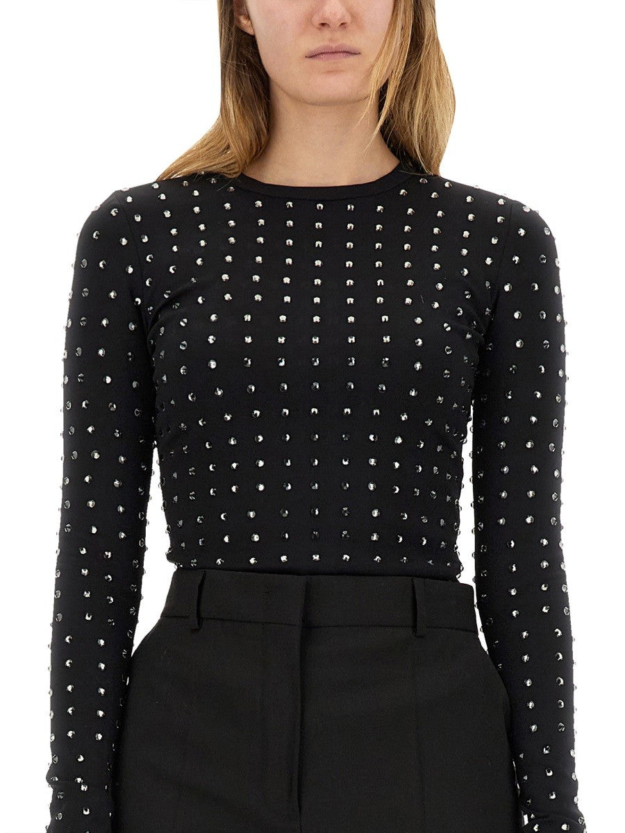 Sportmax "NEGUS" TOP WITH CRYSTALS