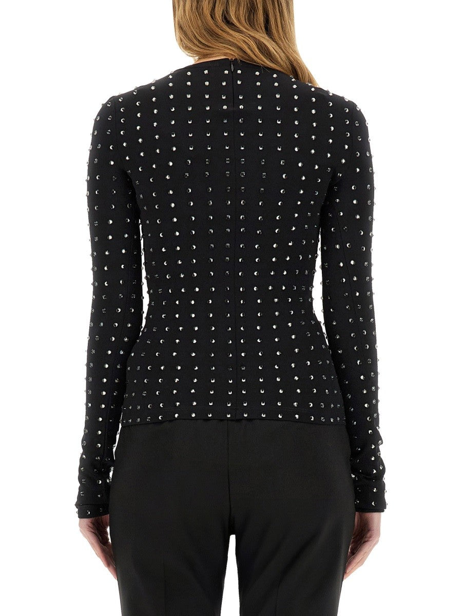Sportmax "NEGUS" TOP WITH CRYSTALS