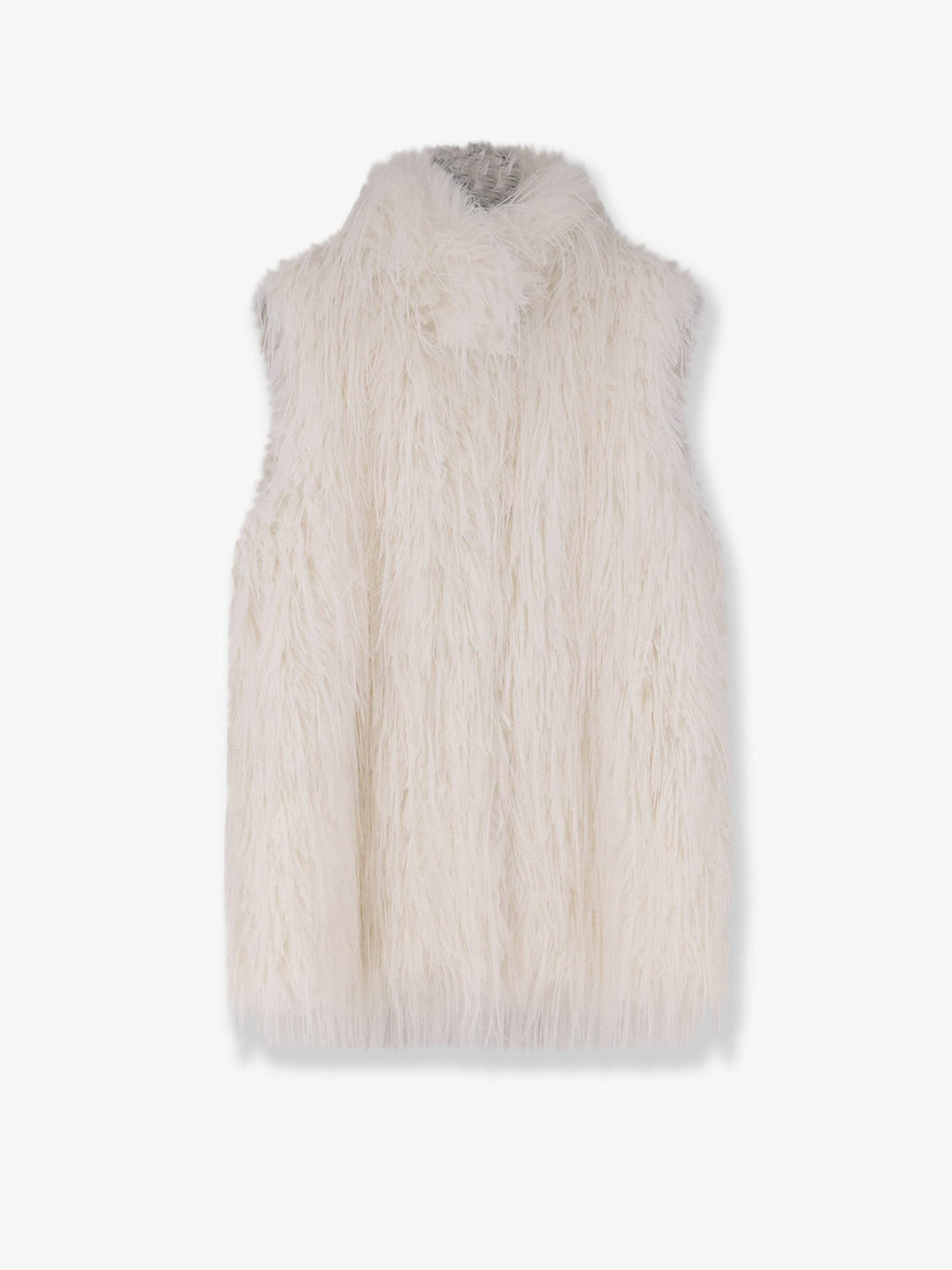 Pinko Neva faux fur sleeveless jacket