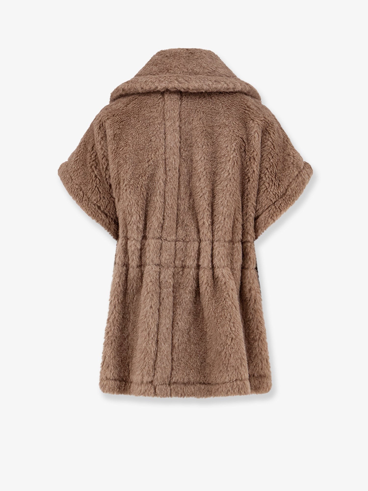 Max Mara New Abavo alpaca and cashmere sleeveless coat
