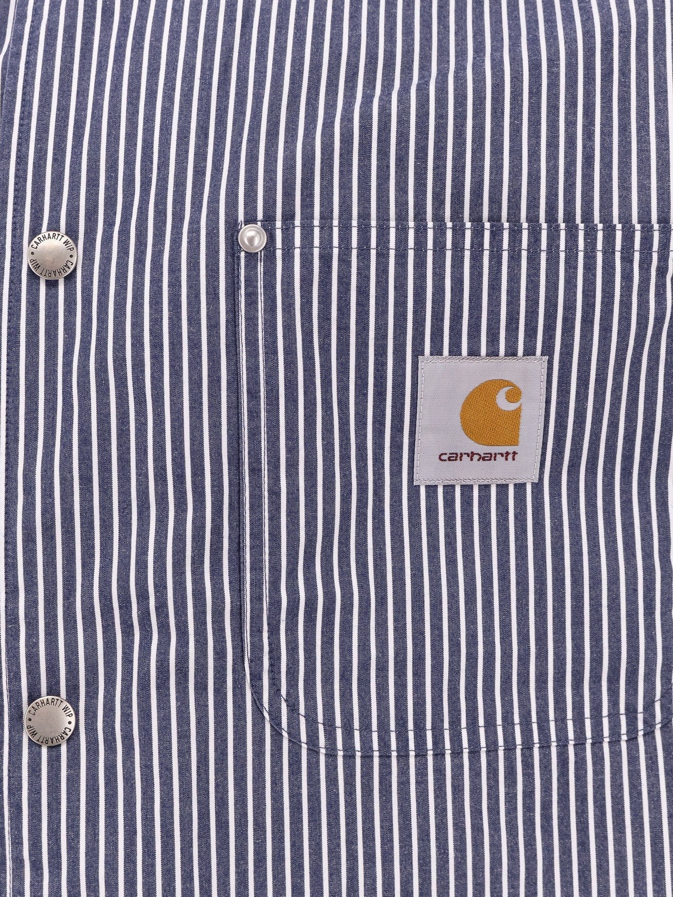 Carhartt Wip Notus Coach striped cotton jacket