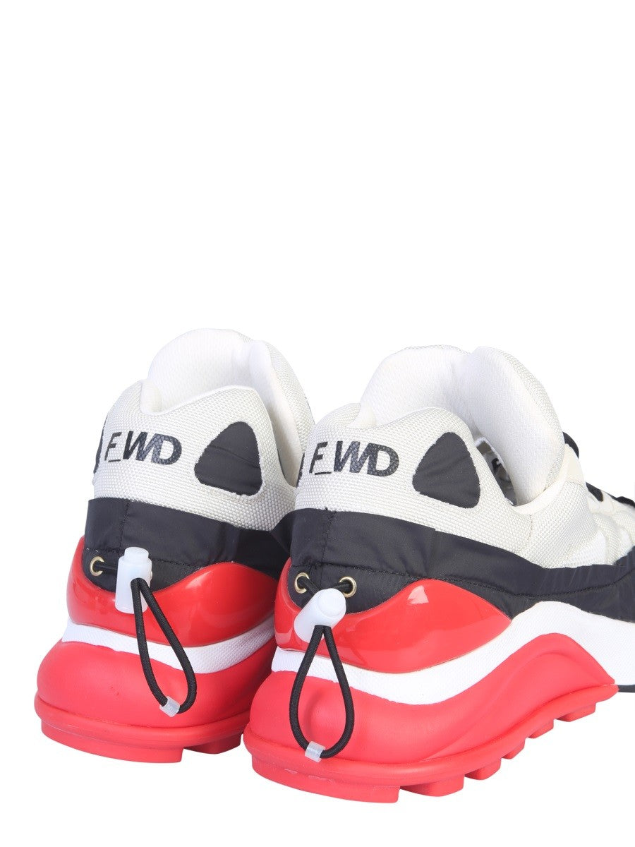 FORWARD NYLON AND MESH SNEAKERS