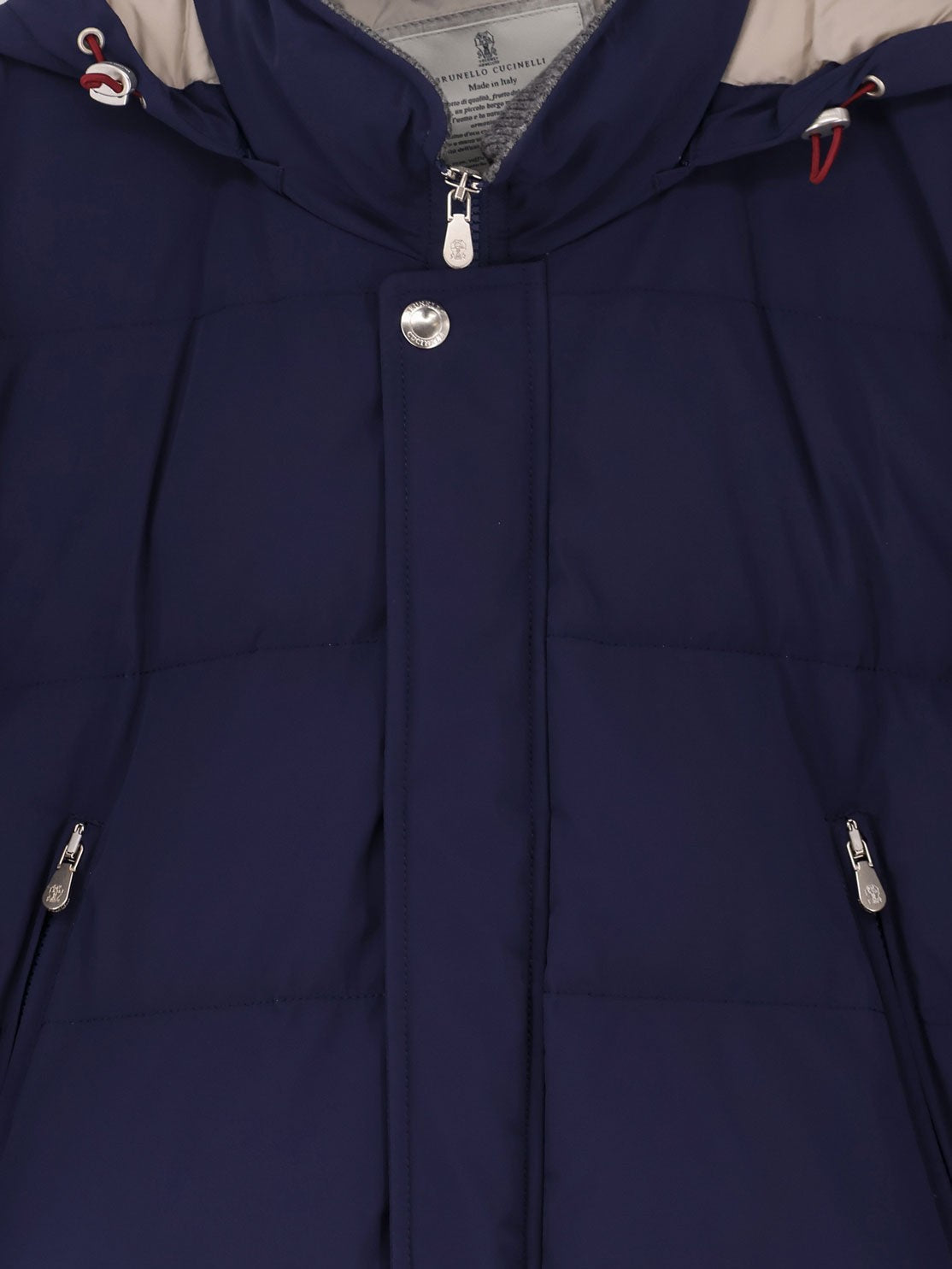 Brunello Cucinelli Nylon down jacket with hood