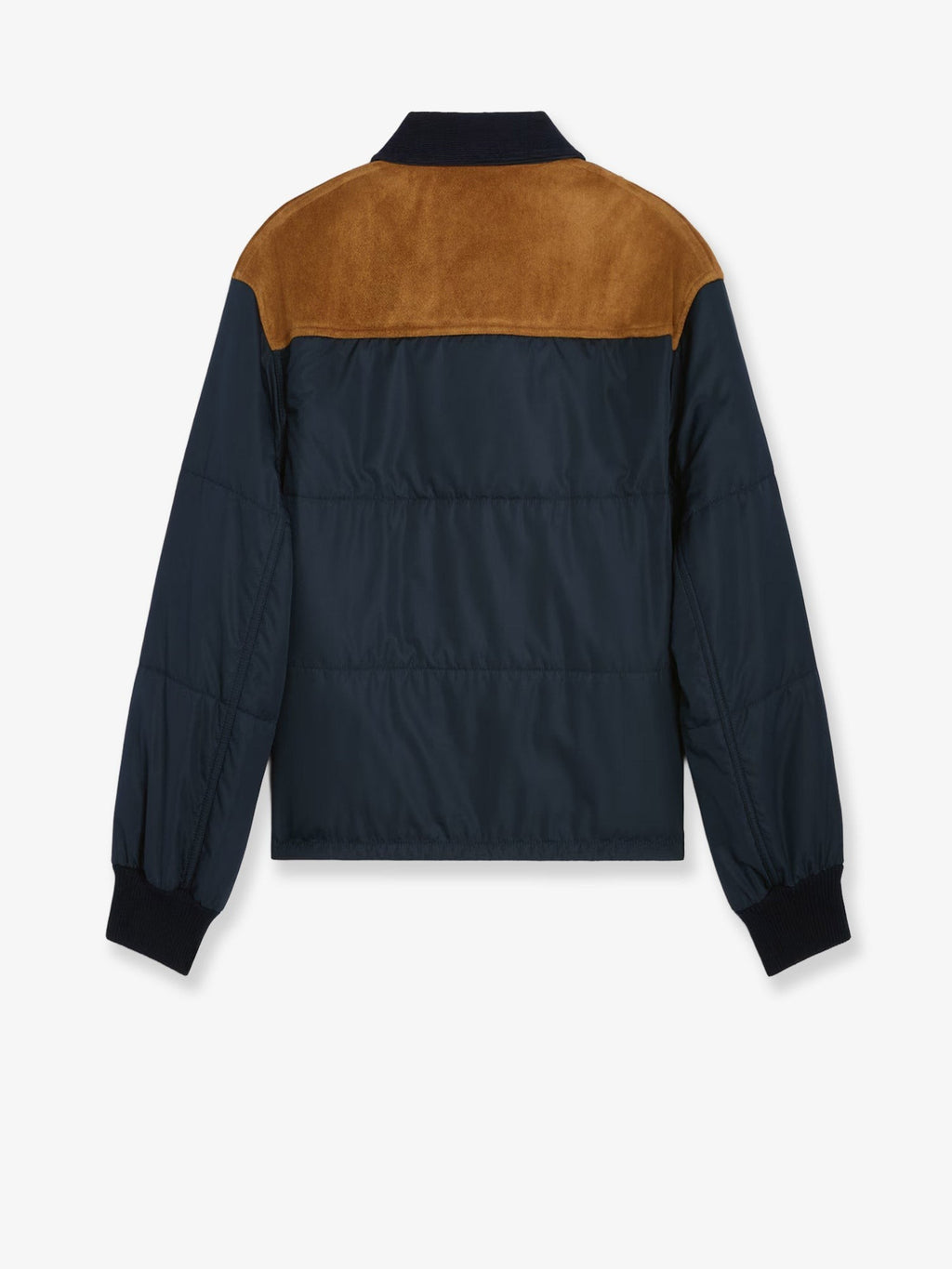 Celine Nylon jacket with suede inserts