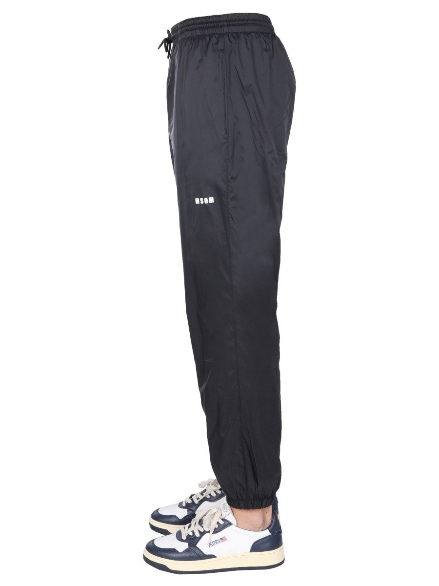 msgm NYLON JOGGING PANTS