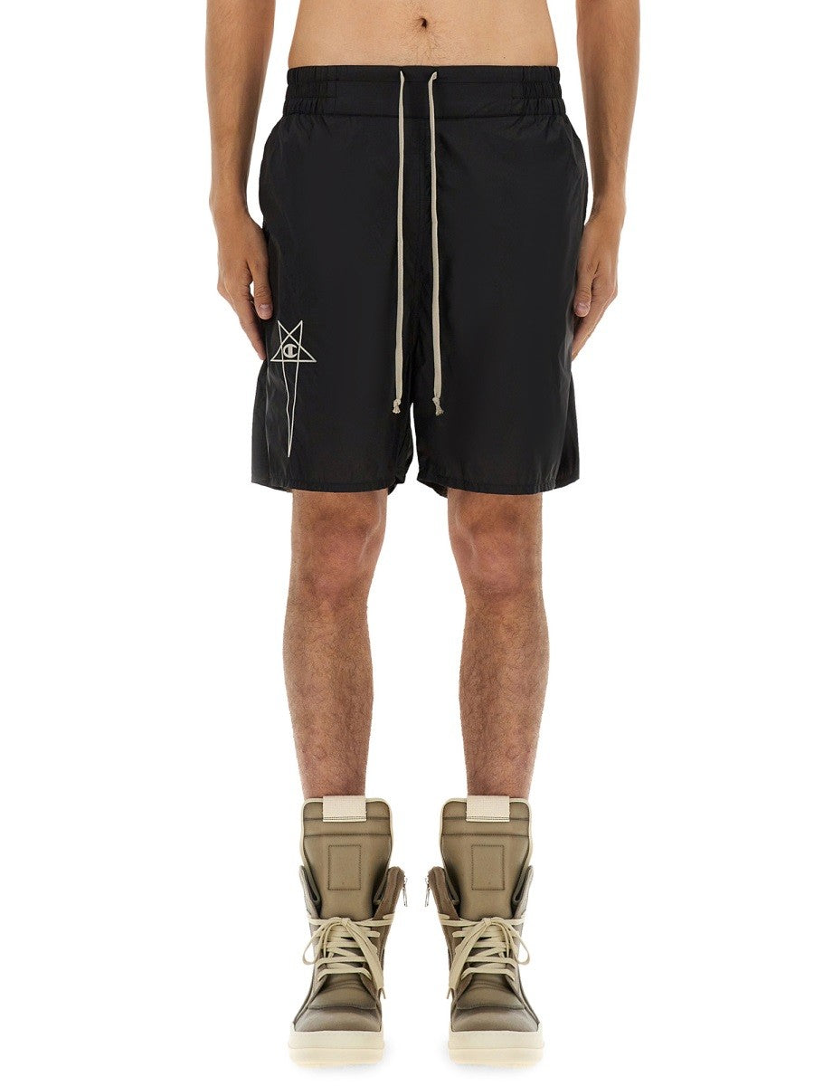 CHAMPION X RICK OWENS NYLON SHORTS