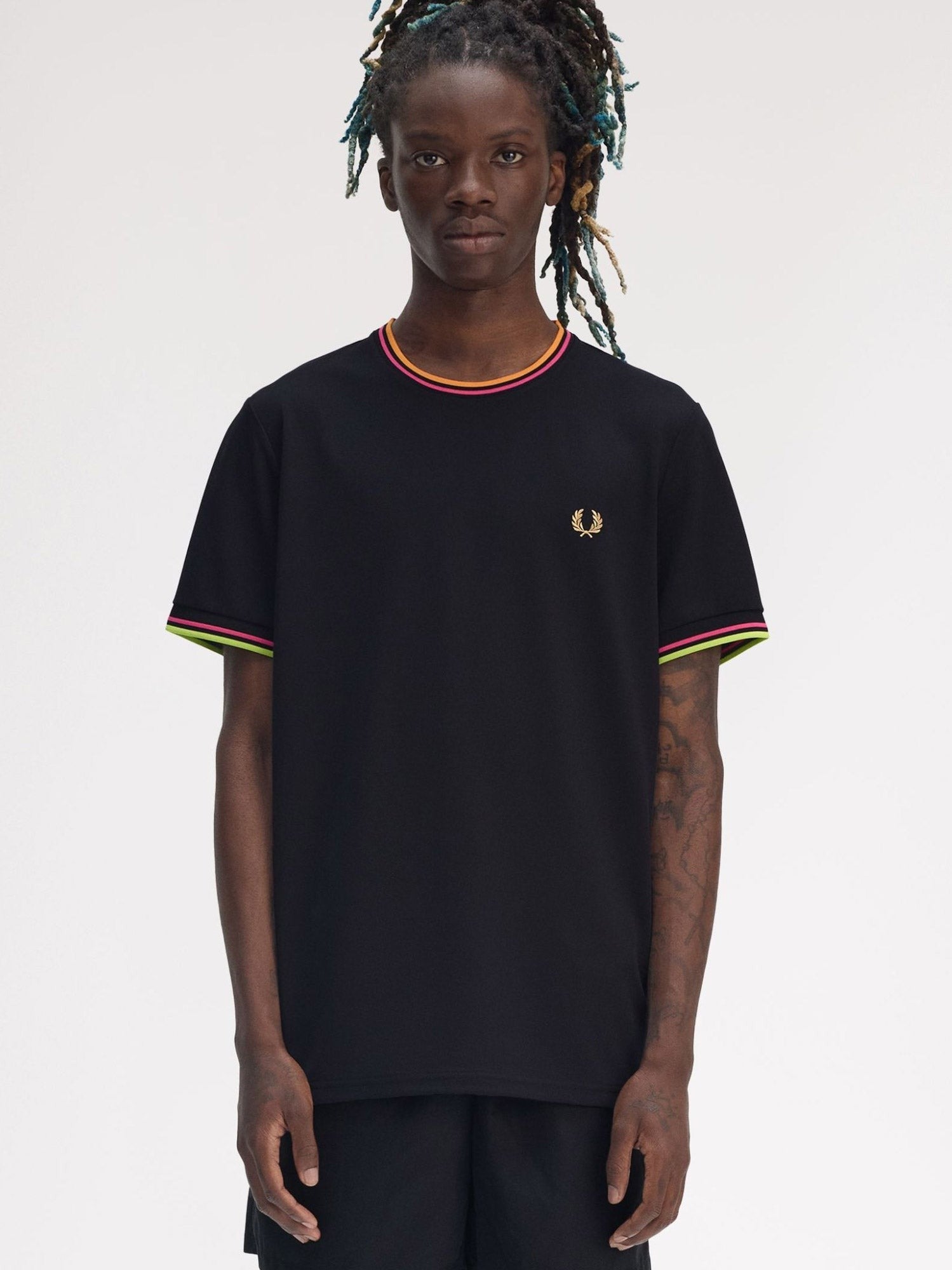 FRED PERRY On Court Twin Tipped recycled polyester T-shirt