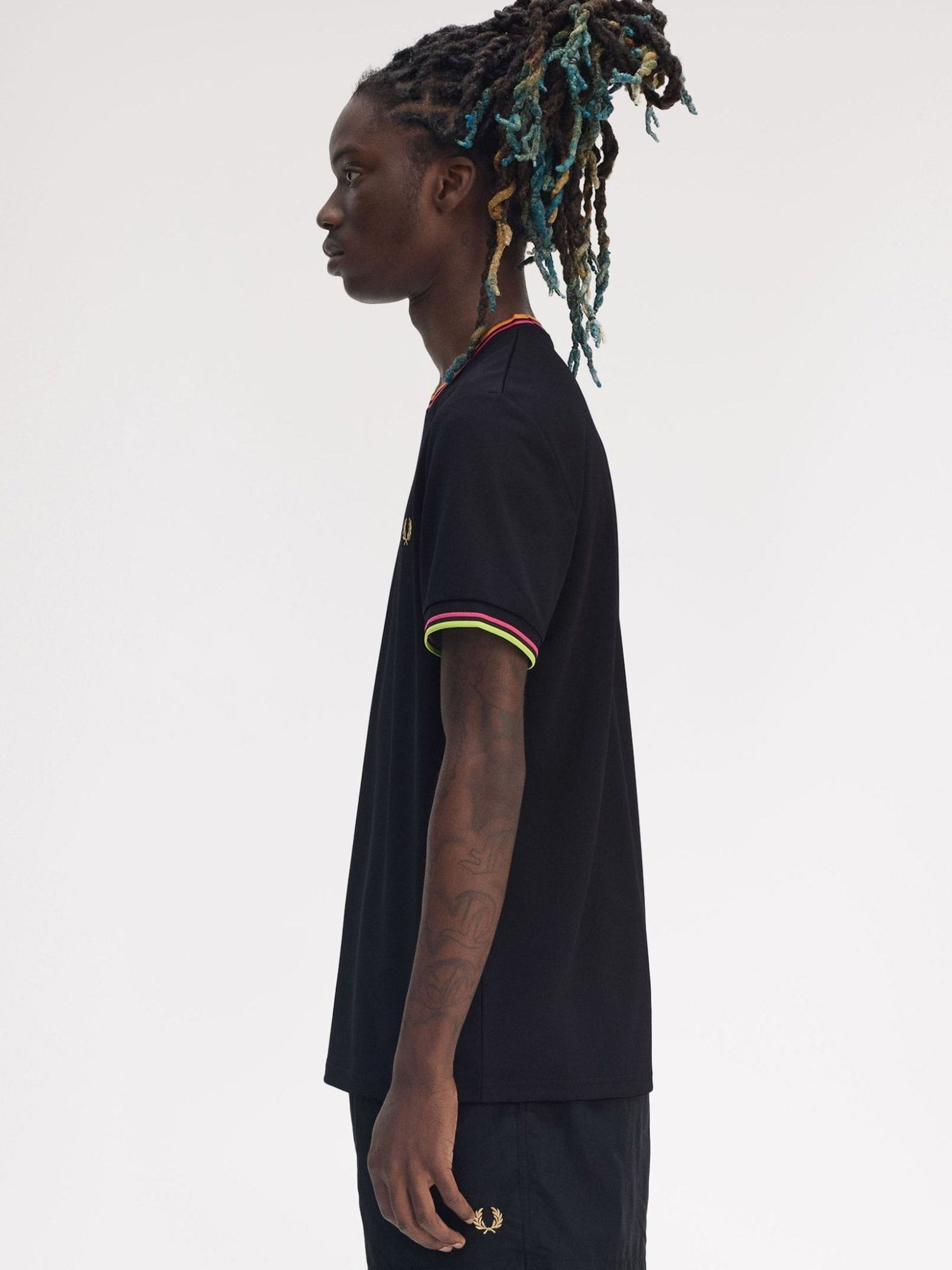 FRED PERRY On Court Twin Tipped recycled polyester T-shirt