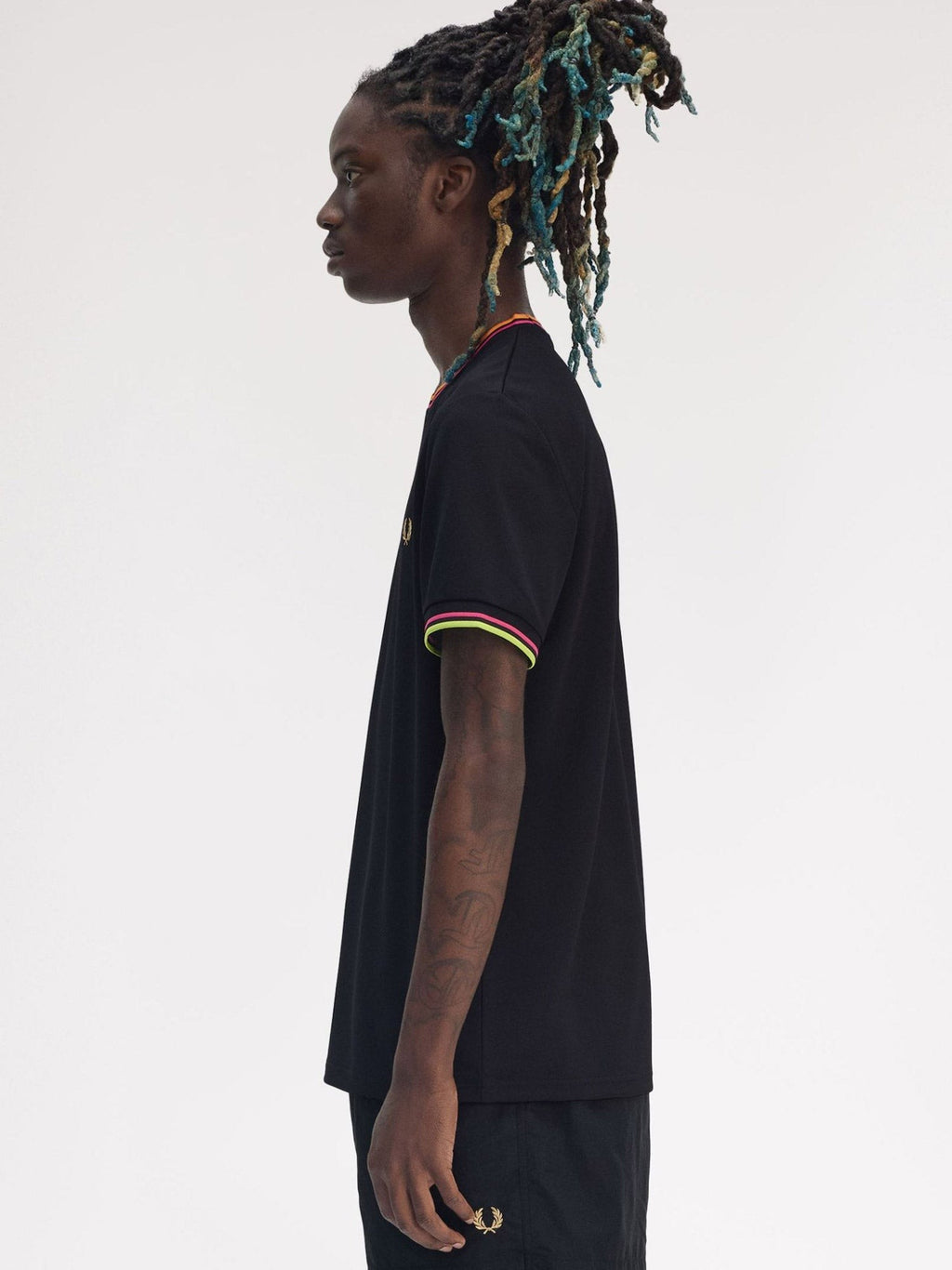 FRED PERRY On Court Twin Tipped recycled polyester T-shirt