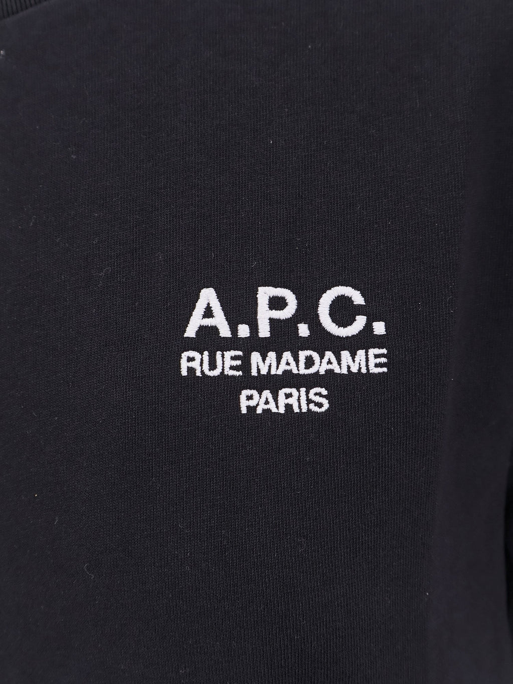 A.P.C. Organic cotton t-shirt with logo embroidery