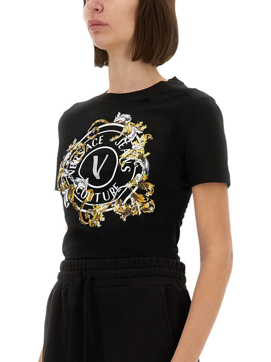 Versace Jeans Couture "OUTLINE BAROQUE" T-SHIRT