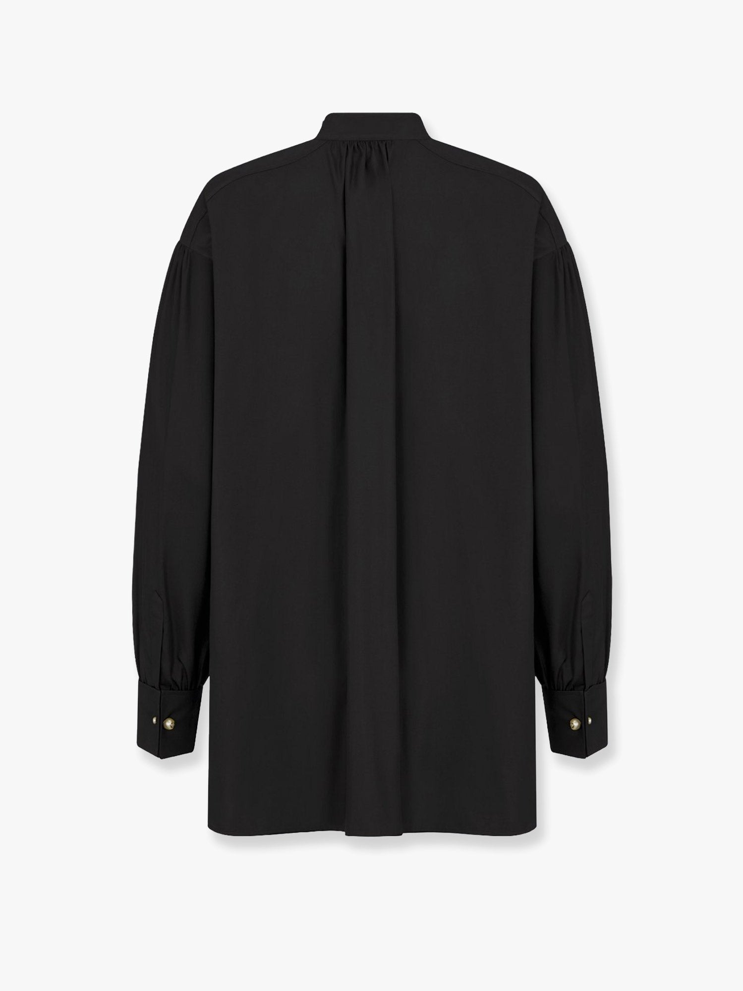 Dior Oversize cotton shirt with iconic bee and monogram embroidery