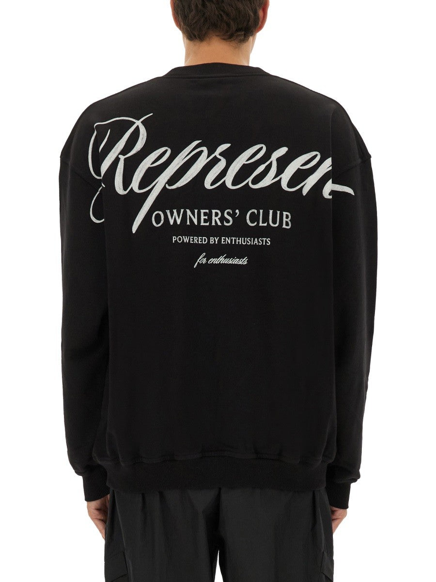 Represent "OWNERS CLUB SCRIPT" SWEATSHIRT
