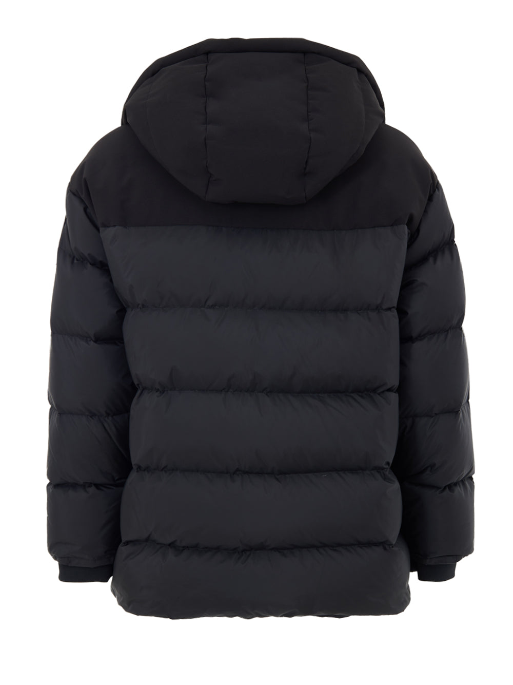 Moose Knuckles Black Hooded Padded Jacket