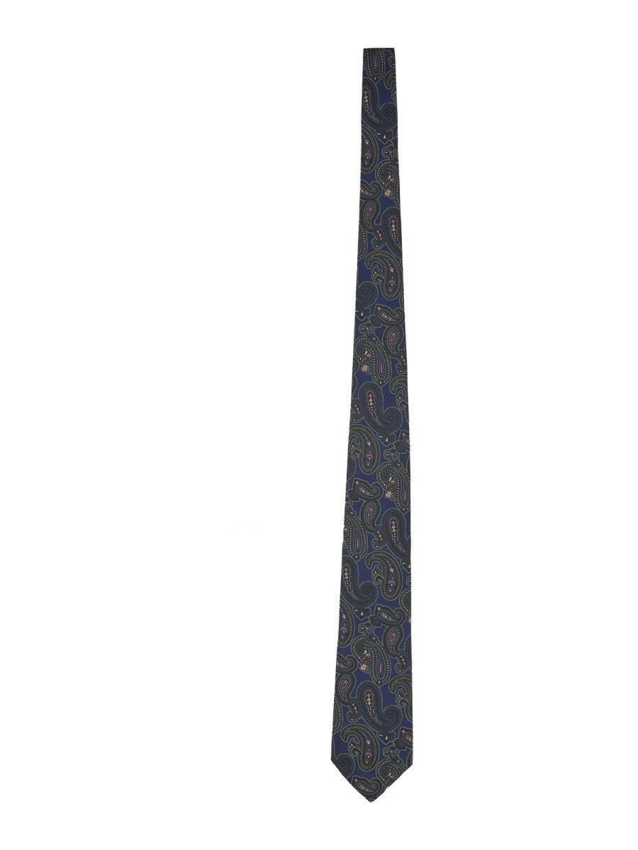 Etro PAISLEY JACQUARD SILK TIE