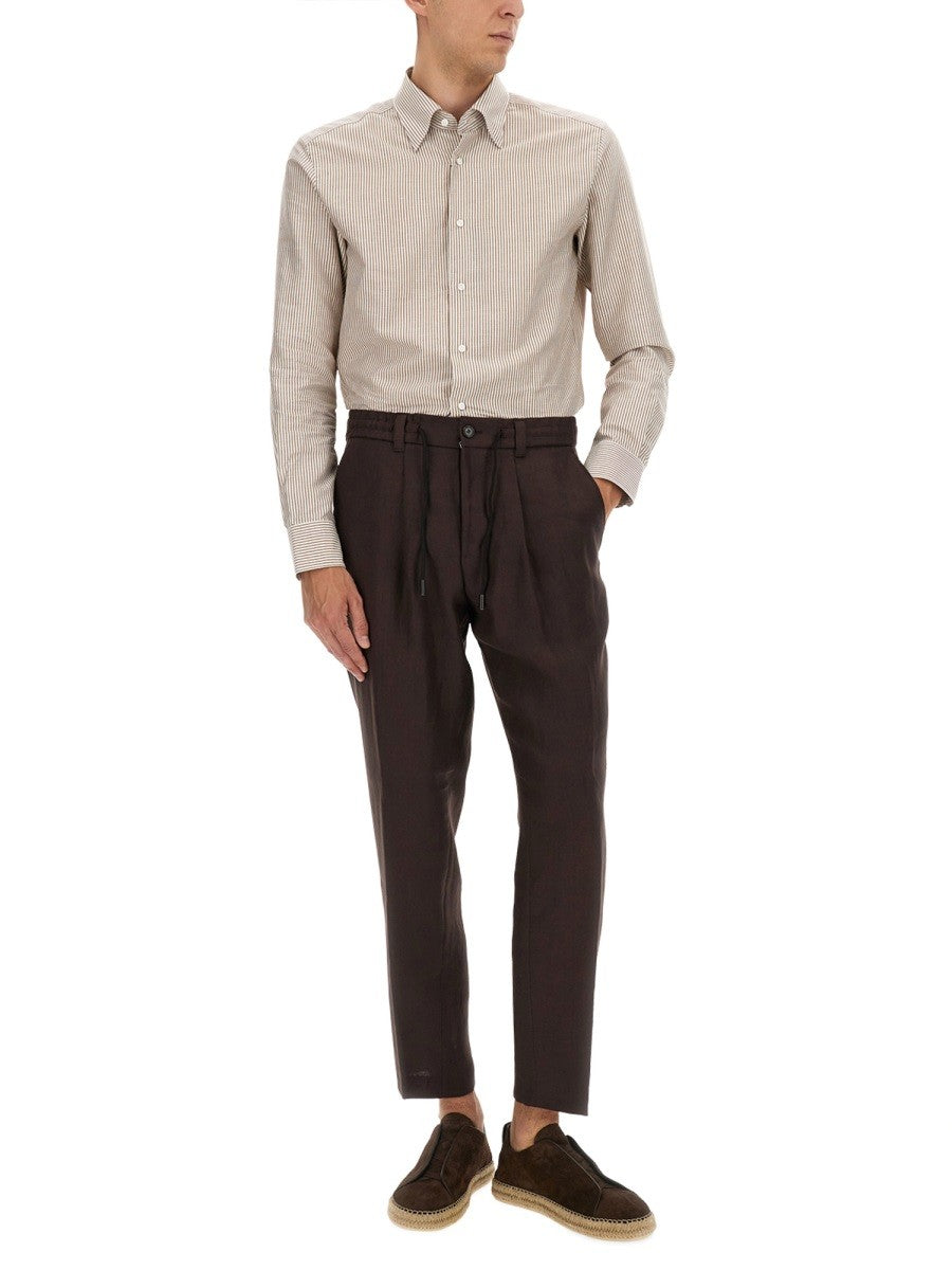 BOSS CAMEL PANTS "L-PEETL-PL-RDS-243"