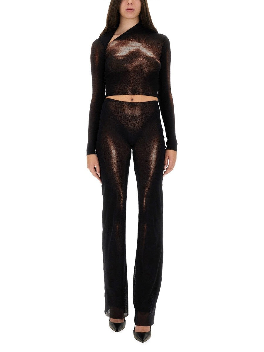 JEAN PAUL GAULTIER PANTS WITH "BODY DUST" PRINT
