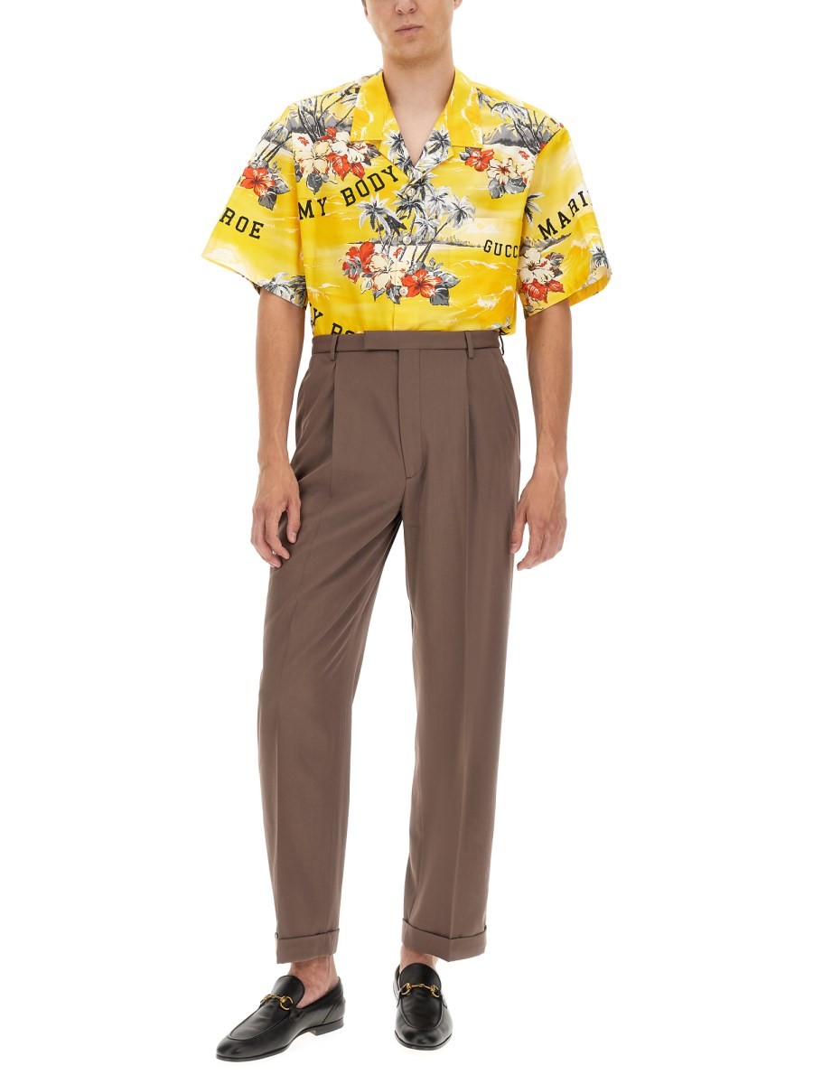 Gucci PANTS WITH GUCCI LABEL