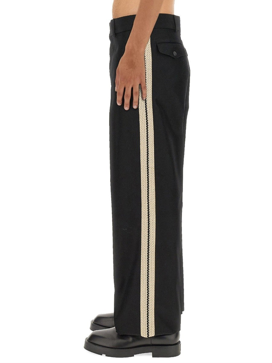 Palm Angels PANTS WITH LOGO BAND