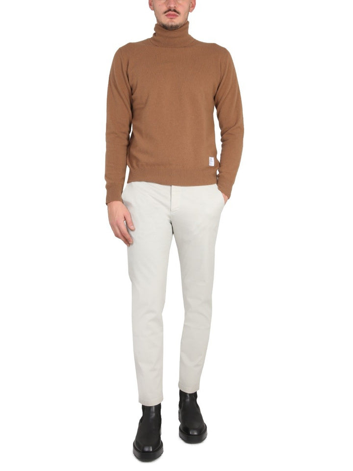 DEPARTMENT FIVE PANTS WITH LOGO PATCH