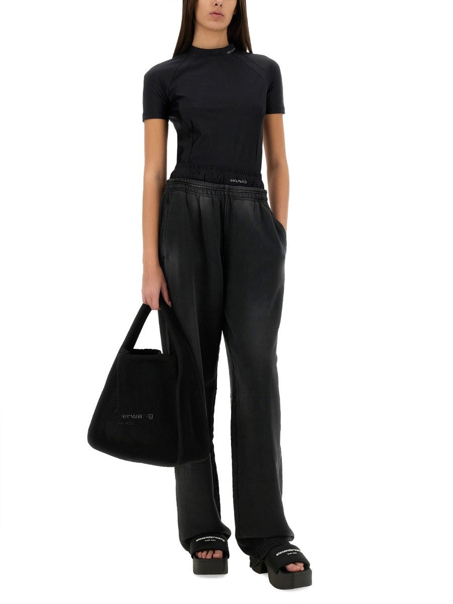 ALEXANDERWANG.T PANTS WITH LOGO