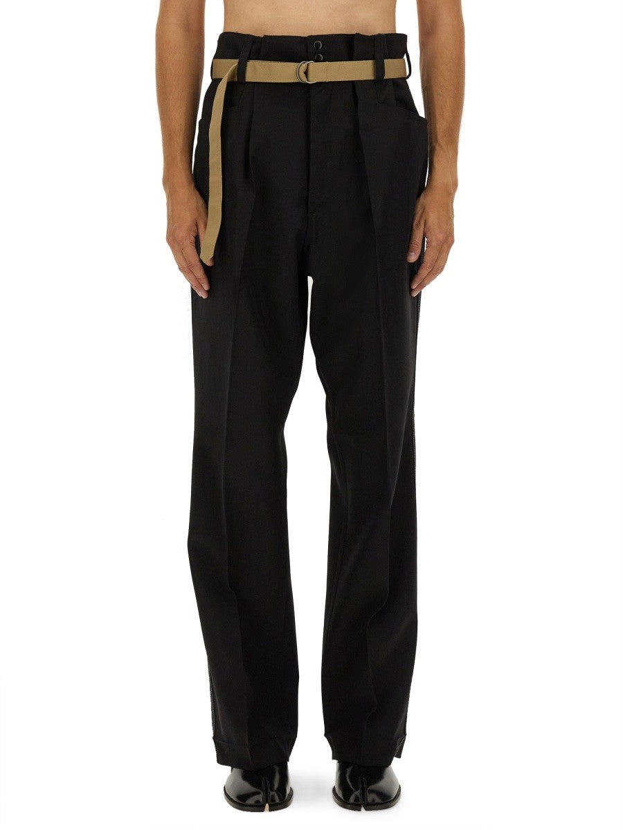 Maison Margiela PANTS WITH PLEATS AND BELT
