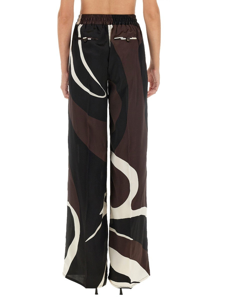 KITON PANTS WITH PRINT