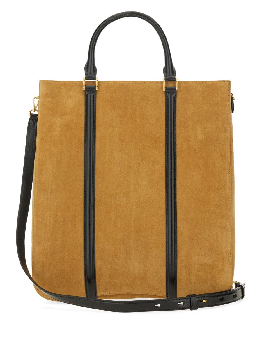 AMI PARIS "PARIS PARIS NORTH SOUTH" TOTE BAG