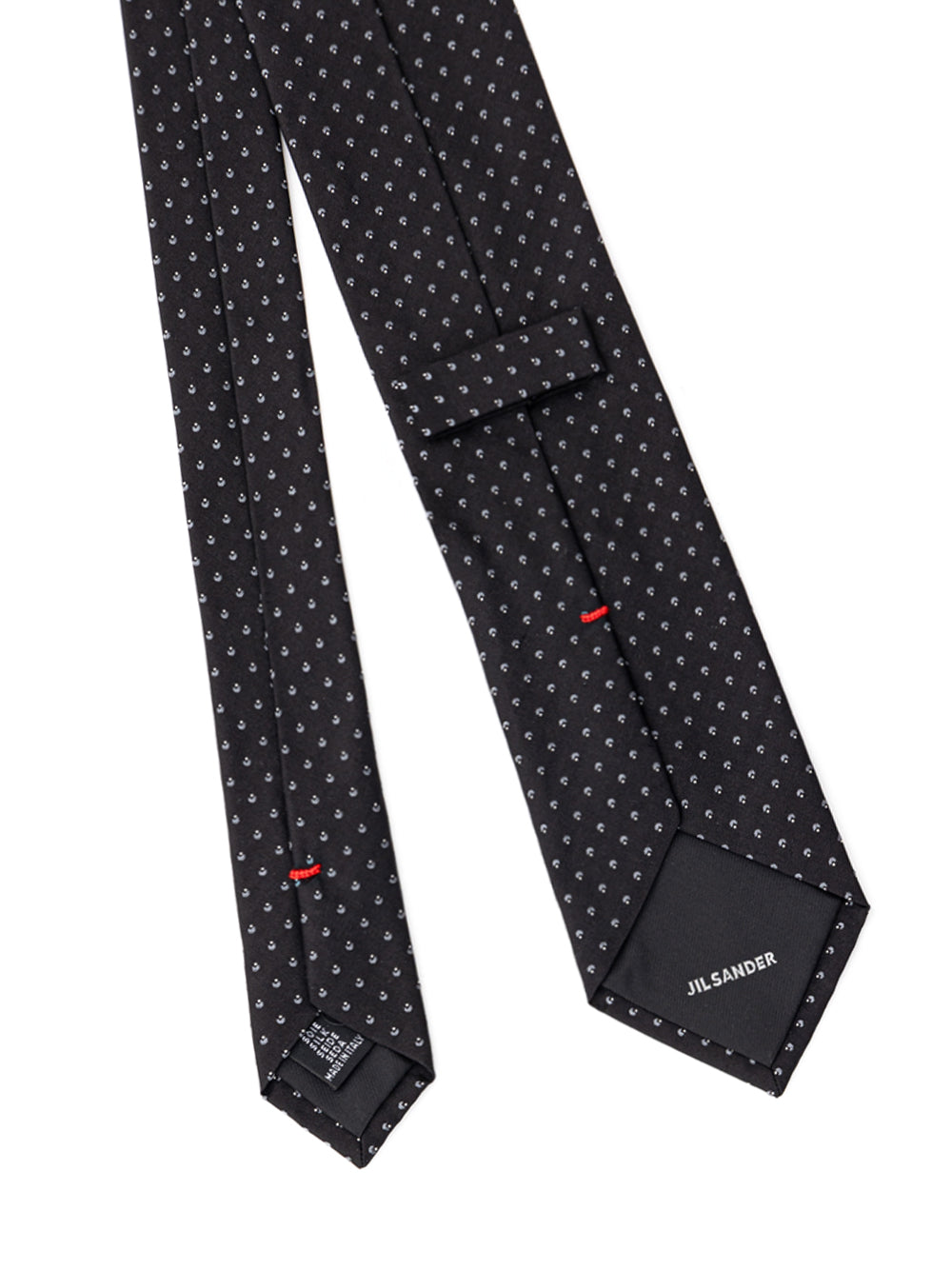 Jil Sander Regimental Silk 7cm Tie