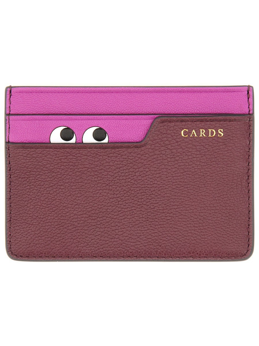 ANYA HINDMARCH "PEEPING EYES" CARD HOLDER