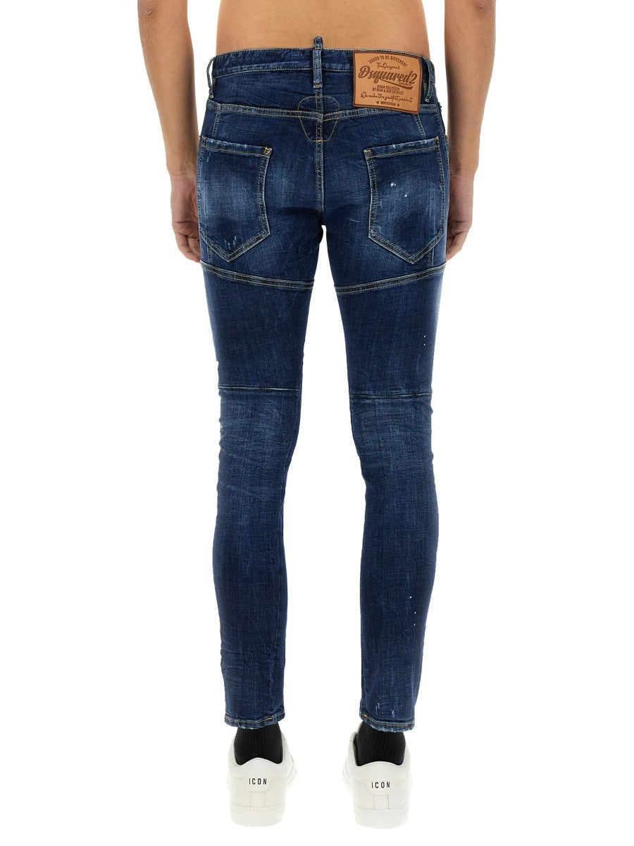 Dsquared "PERFECT CLEAN WASH TIDY BIKER" JEANS