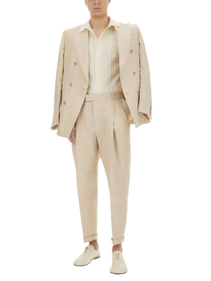 Dolce & Gabbana PERFORATED COTTON KNIT SHIRT