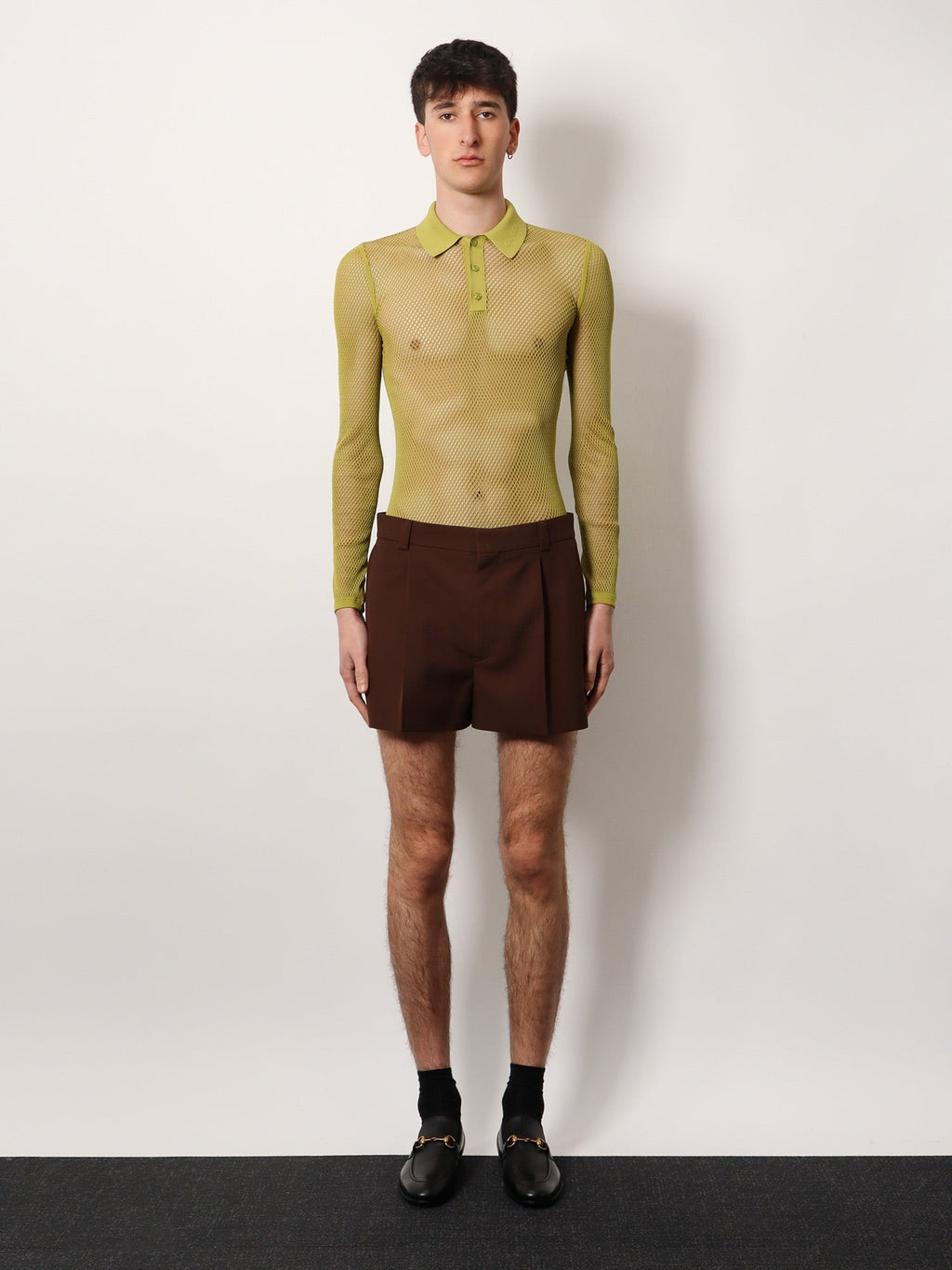 Gucci Perforated polo shirt