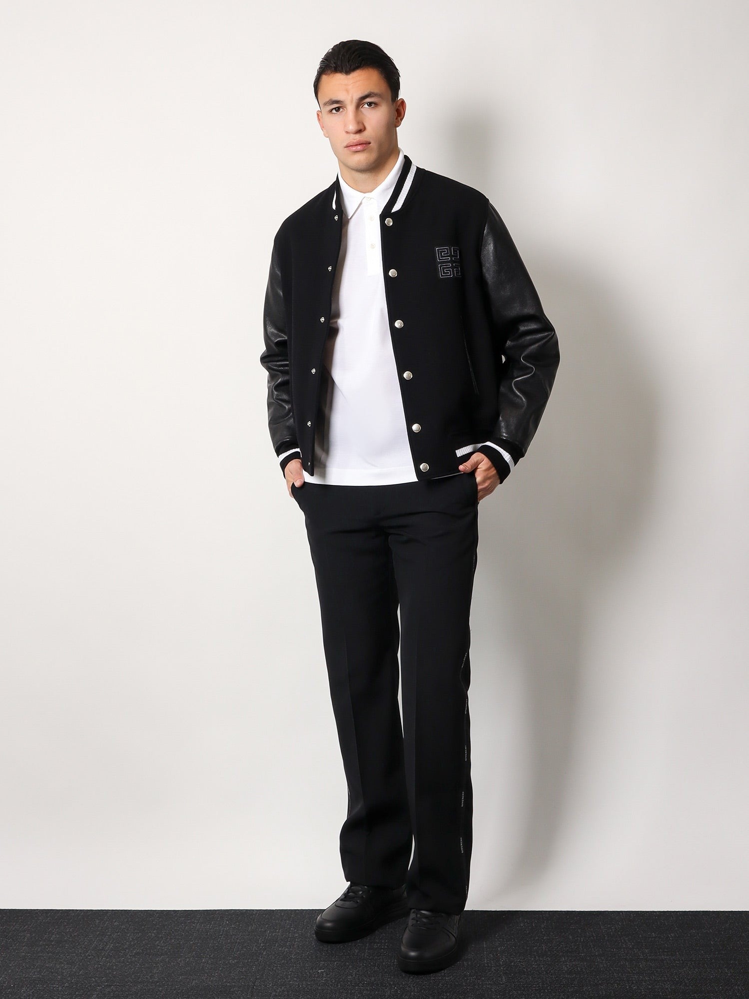 Givenchy Piqué cotton polo shirt with 4g embroidery