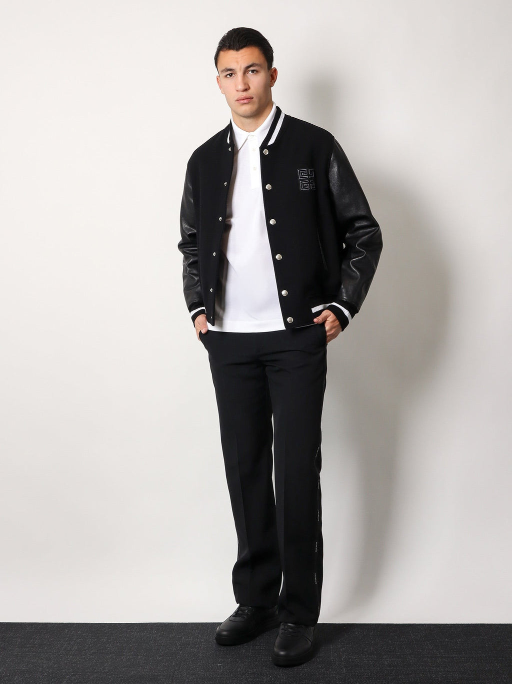 Givenchy Piqué cotton polo shirt with 4g embroidery