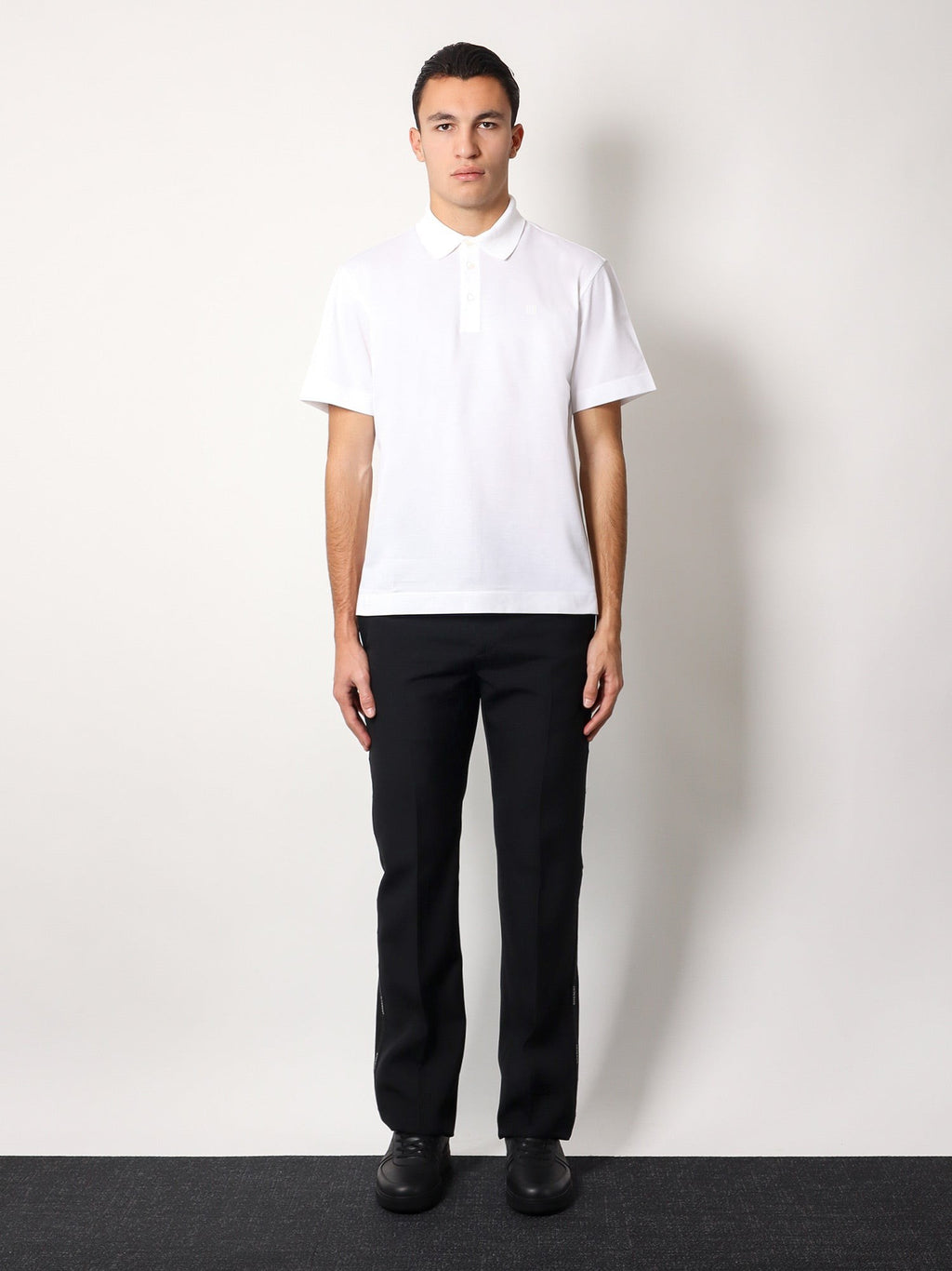 Givenchy Piqué cotton polo shirt with 4g embroidery