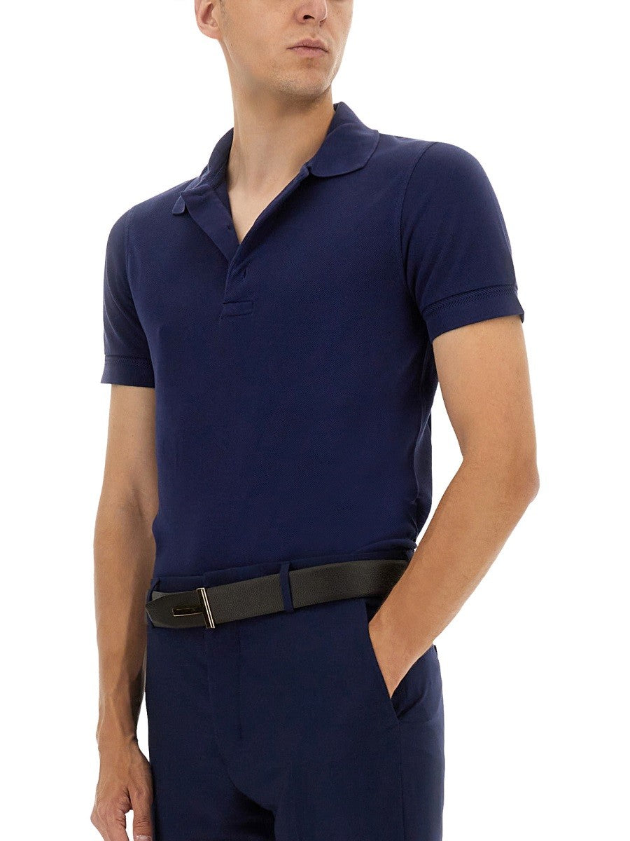 TOM FORD PIQUE POLO.