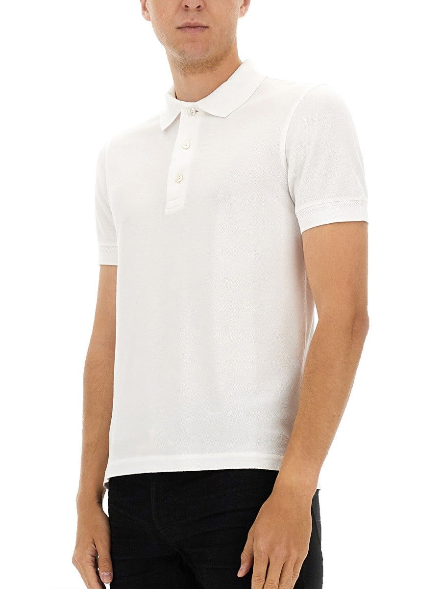 TOM FORD PIQUE POLO.