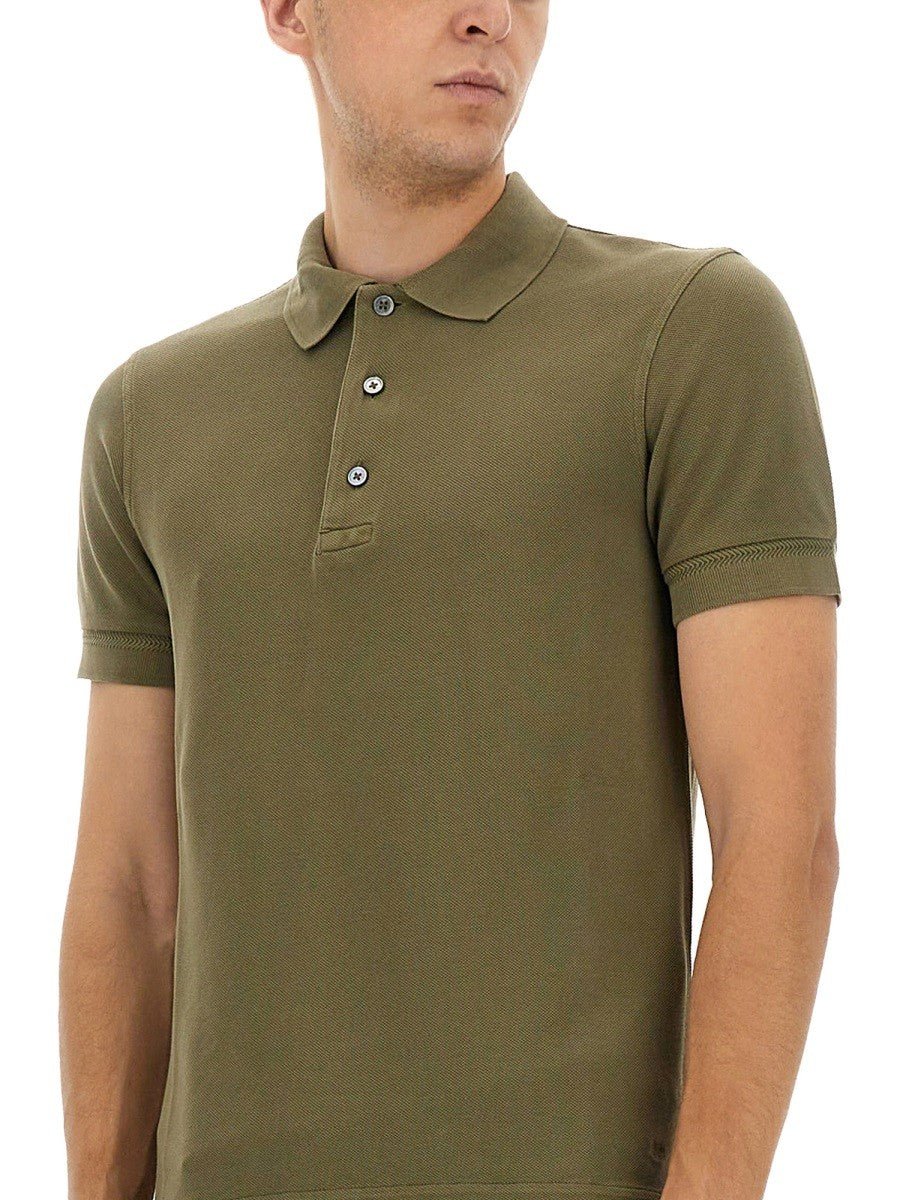 TOM FORD PIQUE POLO.