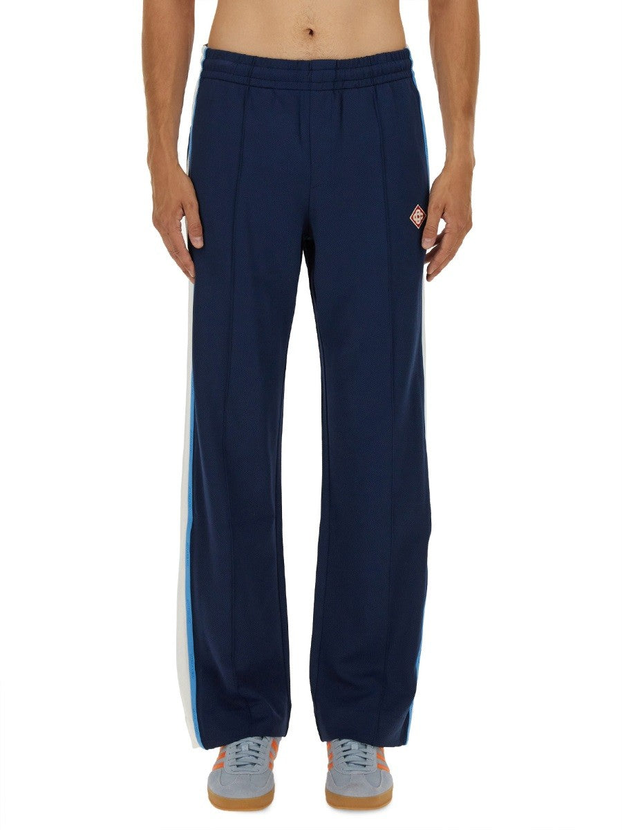 CASABLANCA PIQUE TRACK PANTS