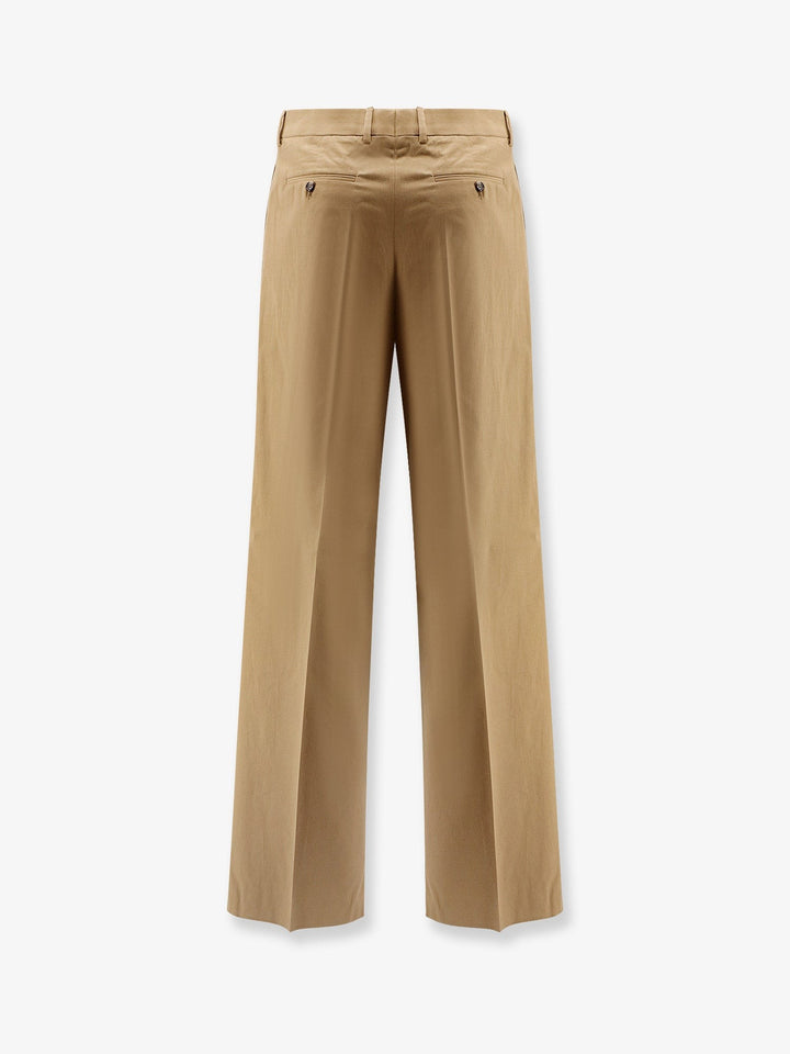 Celine Pleated cotton trousers