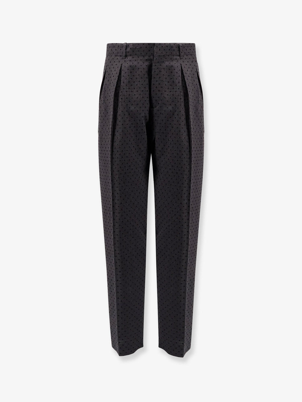 Dior Polka-dots virgin wool and alpaca jacquard trousers