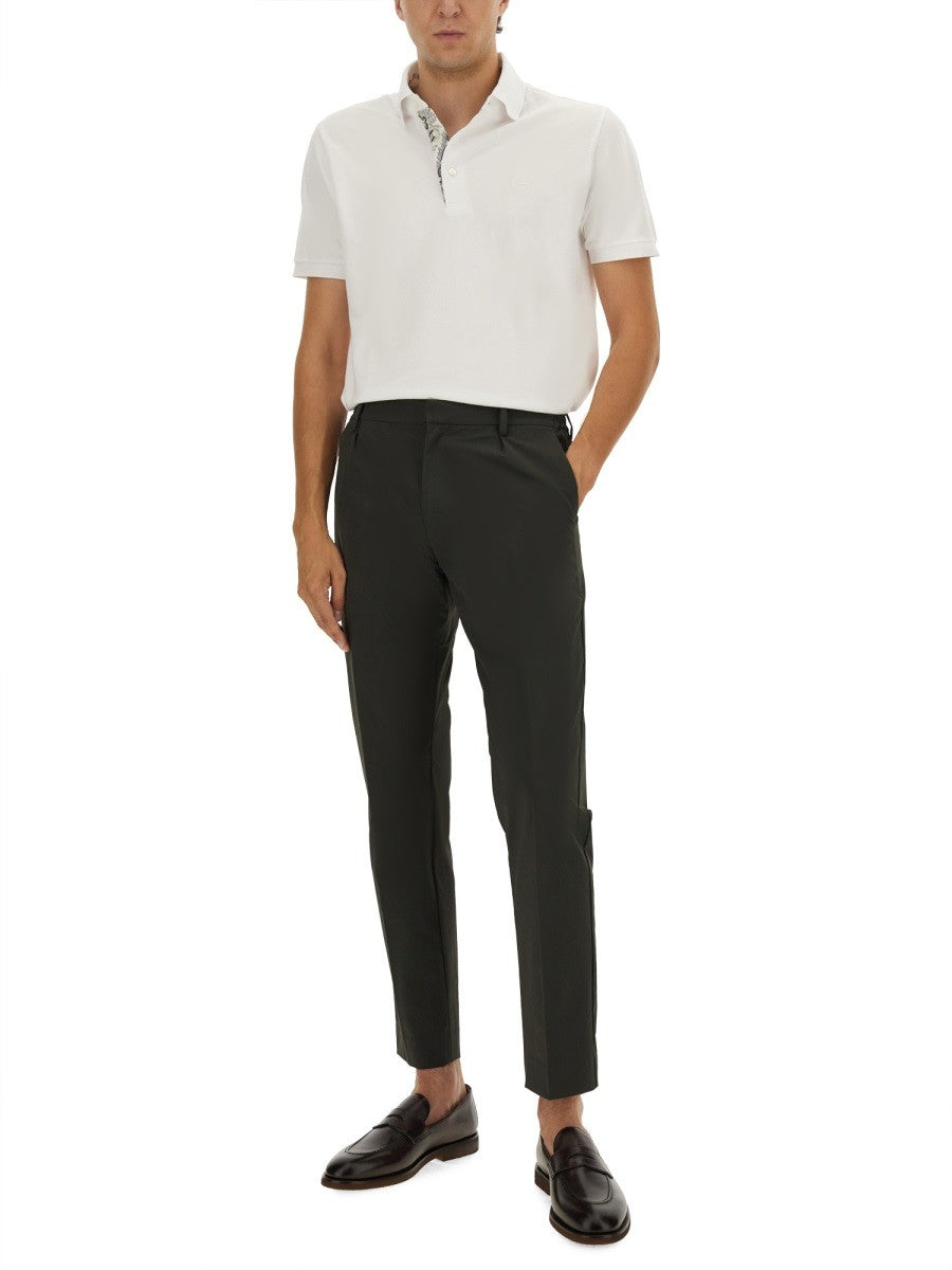 Etro POLO SHIRT WITH EMBROIDERED PEGASUS