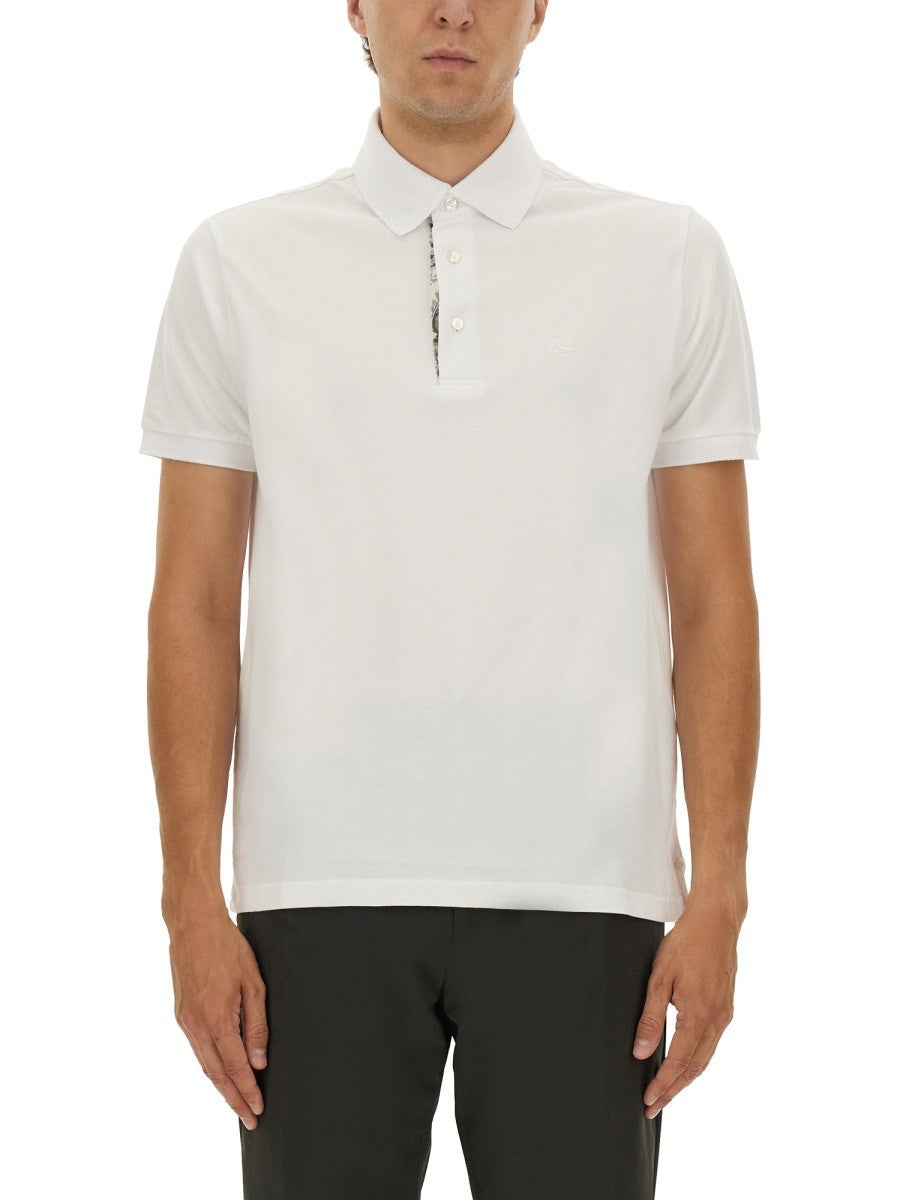Etro POLO SHIRT WITH EMBROIDERED PEGASUS