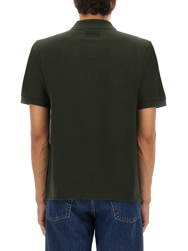 Kenzo POLO SHIRT WITH HAPPY TIGER EMBROIDERY
