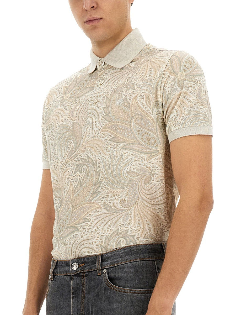 Etro POLO SHIRT WITH PRINT