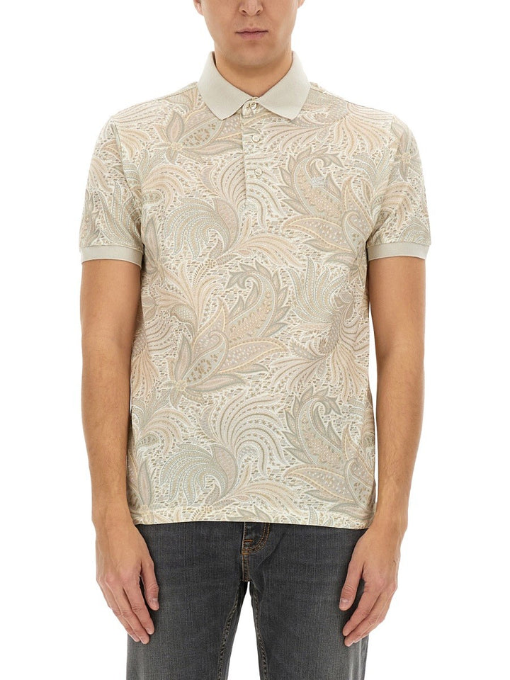 Etro POLO SHIRT WITH PRINT
