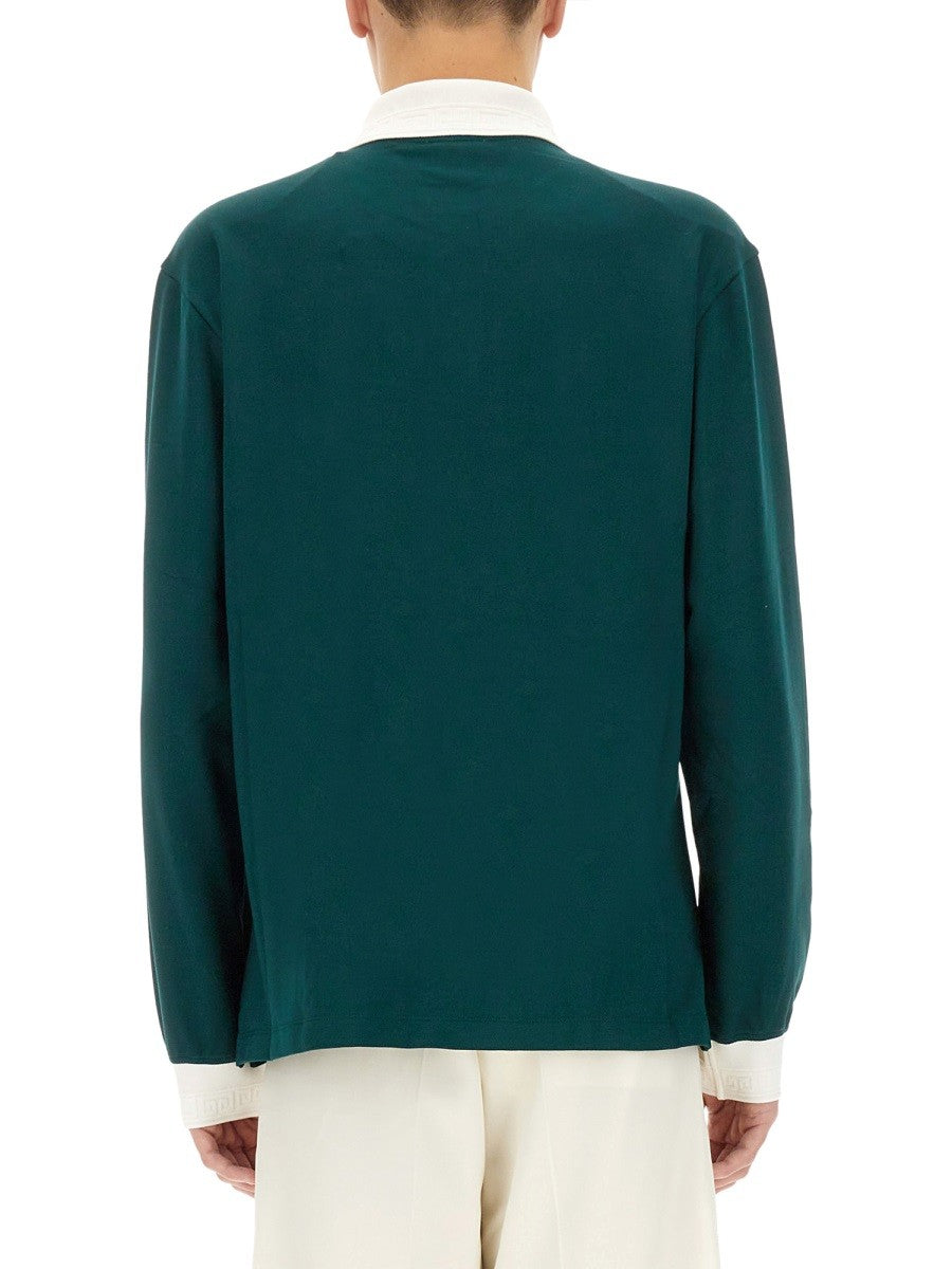 CASABLANCA POLO WITH LOGO